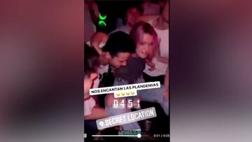 Las im¨¢genes de la fiesta de la hija de Guti a las 4:51 de la ma?ana: "Nos encantan las plandemias"