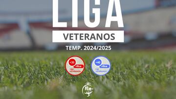 Cartel de la Liga de Veteranos de Ceuta.