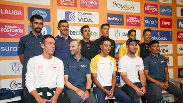 Tour Colombia 2024 con Mark Cavendish, Egan Bernal, Nairo Quintana, Rigoberto Urán y más figuras del ciclismo mundial.