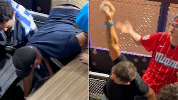 Chaos in the stands: fans fight for Ohtani’s historic 50/50 record ball