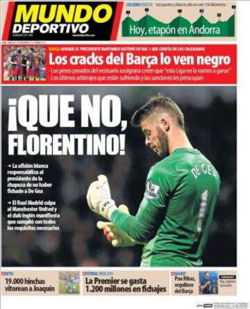 Portadas de la prensa deportiva