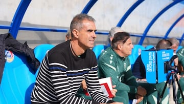 Gaizka Garitano en el Estadio Encamp de Andorra. Foto: LaLiga.
