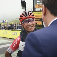 El encuentro entre Nairo y Emmanuel Macron: "Un honor"