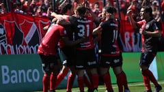Newell's goleó a Huracán y llega entonado al Clásico