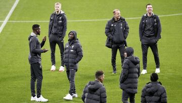 Entrenamiento del Liverpool.