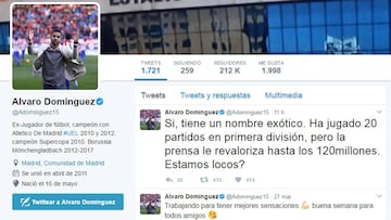 Álvaro Domínguez critica el 'fenómeno Mbappé' en Twitter