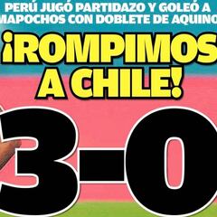 Prensa peruana festinó con goleada: "¡Soy tu papá!"