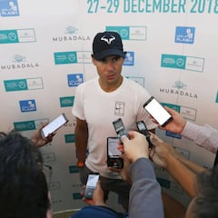 Rafa Nadal abre en Abu Dabi con la salud como objetivo