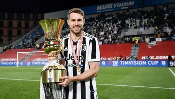 Ramsey con la Coppa Italia