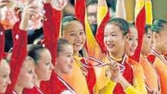 Las chicas logran para China un inesperado doblete