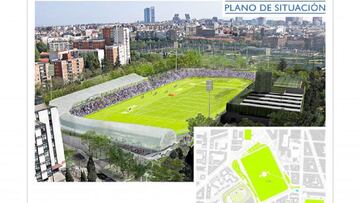 Imagen del proyecto del Estadio Vallehermoso de Madrid.