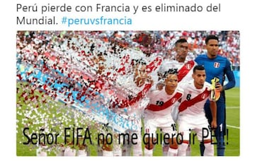 Los memes no perdonaron la eliminación de Perú