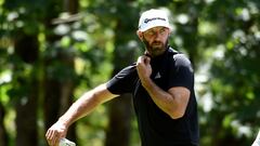 NORTH PLAINS, OREGON - JULY 01: Dustin Johnson walks up to the tee box on the fourth hole during round two of the LIV Golf Invitational - Portland at Pumpkin Ridge Golf Club on July 01, 2022 in North Plains, Oregon.   Steve Dykes/Getty Images/AFP
== FOR NEWSPAPERS, INTERNET, TELCOS & TELEVISION USE ONLY ==