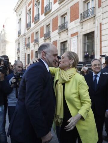 Cristina Cifuentes y Pablo Laso.