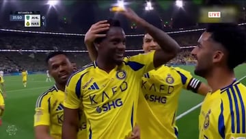 ¡John Durán ya impacta en Arabia! Doblete con un golazo espectacular del colombiano