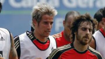 <b>UNO MÁS. </b>Coentrao sigue trabajando a las órdenes de Jorge Jesús, mientras espera novedades del Madrid.