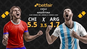 Chile vs. Argentina: horario, dónde ver, pronósticos y clasificación