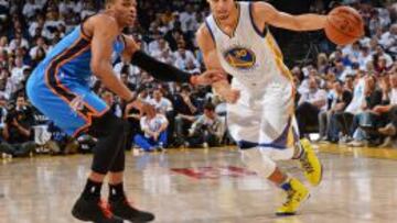 Russell Westbrook y Stephen Curry, dos de los grandes favoritos al MVP.