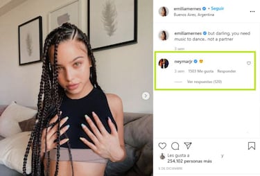 Emilia Mernes, la cantante argentina que fue invitada por Neymar a su fiesta de cinco días