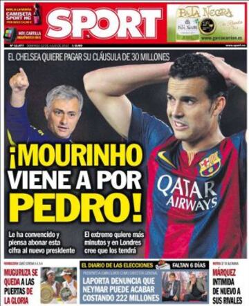 Portadas de la prensa deportiva