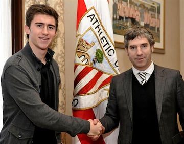 El futbolista franc¨¦s se incorpor¨® al Athletic Club en 2009, debutando el 28 de noviembre de 2012 con el primer equipo a manos de Marcelo Bielsa.