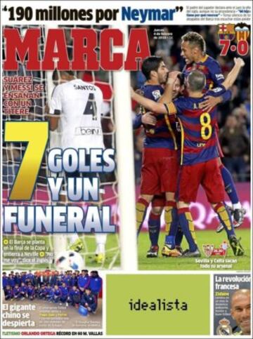 Portadas de la prensa mundial