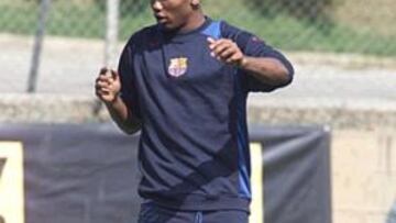 <B>TRES DÍAS ANTES. </B>Eto'o tendrá que comperecer en Palma tres días antes del Madrid-Barça.
