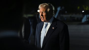 Donald Trump arremete contra la BBC y anuncia una demanda multimillonaria tras acusar a la cadena de manipular su discurso del 6 de enero. REUTERS/Annabelle Gordon