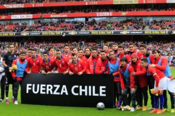 El plantel de la Roja mostró su apoyo para la gente del norte del país.