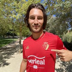 Juan Cruz, deseando estrenarse con Osasuna