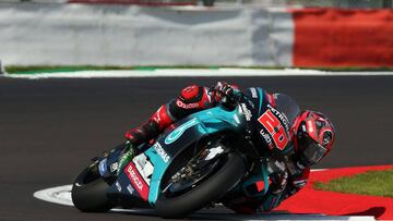 Quartararo se queda a diez milésimas del récord en Misano