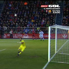 Theo cometió penalti sobre Dani Nieto en el minuto 31