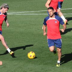 Problemas para el Cholo: Morata, con una indisposición, no se entrenó