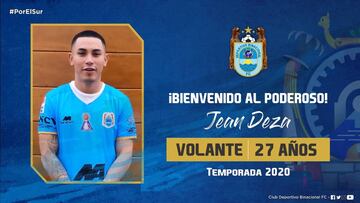 Jean Deza ficha por Binacional