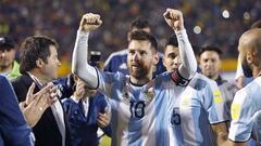 Ecuador-Argentina: el hat-trick de Messi, la celebración...todo en imágenes