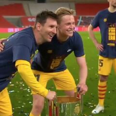 El vídeo de Messi que refleja el respeto reverencial de todo el vestuario del Barça