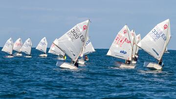 Últimos ganadores del año en vela ligera en las aguas del Abra