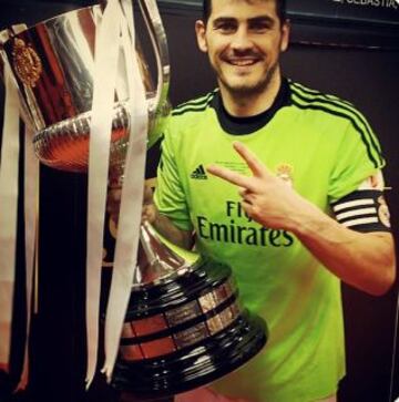 La fiesta del campeón desde las redes sociales. Iker Casillas.