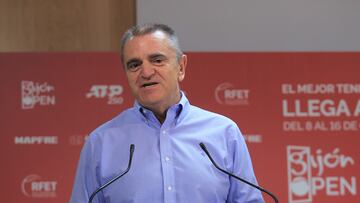 22/09/22 TENIS PRESENTACION DEL TORNEO ATP 250 GIJON OPEN
JOSE MANUEL FRANCO PRESIDENTE CSD
FIRMA:Luis Alberto Sim¨®n / Gij¨®n Open.