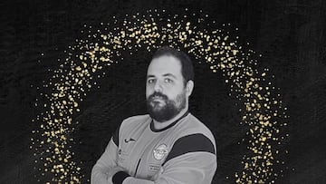 Cartel con el que el Balonmano Reconquista de Vigo ha despedido a Raúl Pérez, su portero, tras su muerte a los 28 años.