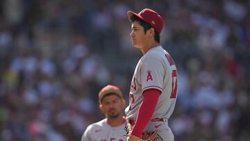 Shohei Ohtani struggled on the mound as the San Diego Padres blast the Los Angeles Angels ace off the mound in an 8-5 nailbiter on the Fourth of July.