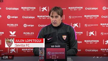 Lopetegui sobre En Nesyri: "Nadie está en los escaparates, eso es cosa vuestra"