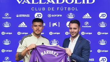 04/09/22 PRESENTACION COMO NUEVO JUGADOR DEL VALLADOLID JUANJO NARVAEZ