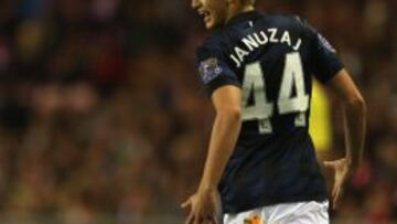 SUNDERLAND, ENGLAND - OCTOBER 05: Adnan Januzaj of Manchester United celebrates scoring their second goal during the Barclays Premier League match between Sunderland and Manchester United at the Stadium of Light on October 5, 2013 in Sunderland, England. (Photo by John Peters/Man Utd via Getty Images)