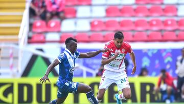 during the game Necaxa vs Puebla, corresponding to Round 12 of the Torneo Apertura 2023 of the Liga BBVA MX, at Victoria Stadium, on October 08, 2023.

&lt;br&gt;&lt;br&gt;

durante el partido Necaxa vs Puebla, correspondiente a la Jornada 12 del Torneo Apertura 2023 de la Liga BBVA MX, en el Estadio Victoria, el 08 de Octubre de 2023.