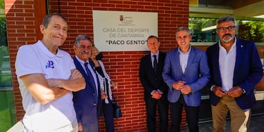 Paco Gento da nombre a la Casa del Deporte de Cantabria