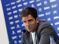 DVD 1282 3/9/2025). Madrid, España.
Ruenda de prensa de Andres Pardo, director deportivo del leganes / Inma Flores