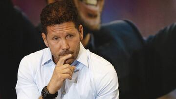 Simeone: "Espero estar el año que viene en el nuevo estadio"