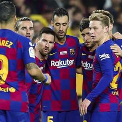 El tridente ya carbura a diez días del Clásico