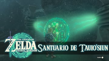 the legend of zelda tears of the kingdom nintendo switch guia santuario tauio'siun